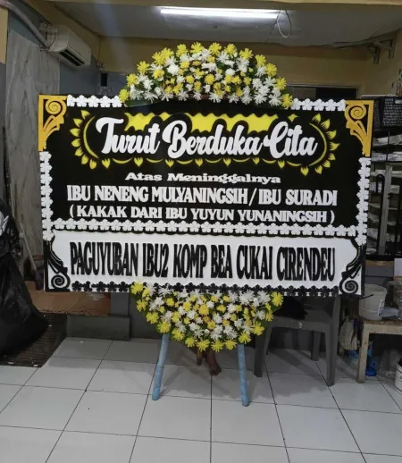 Papan Bunga Duka Cluster Citra Gran Cibubur